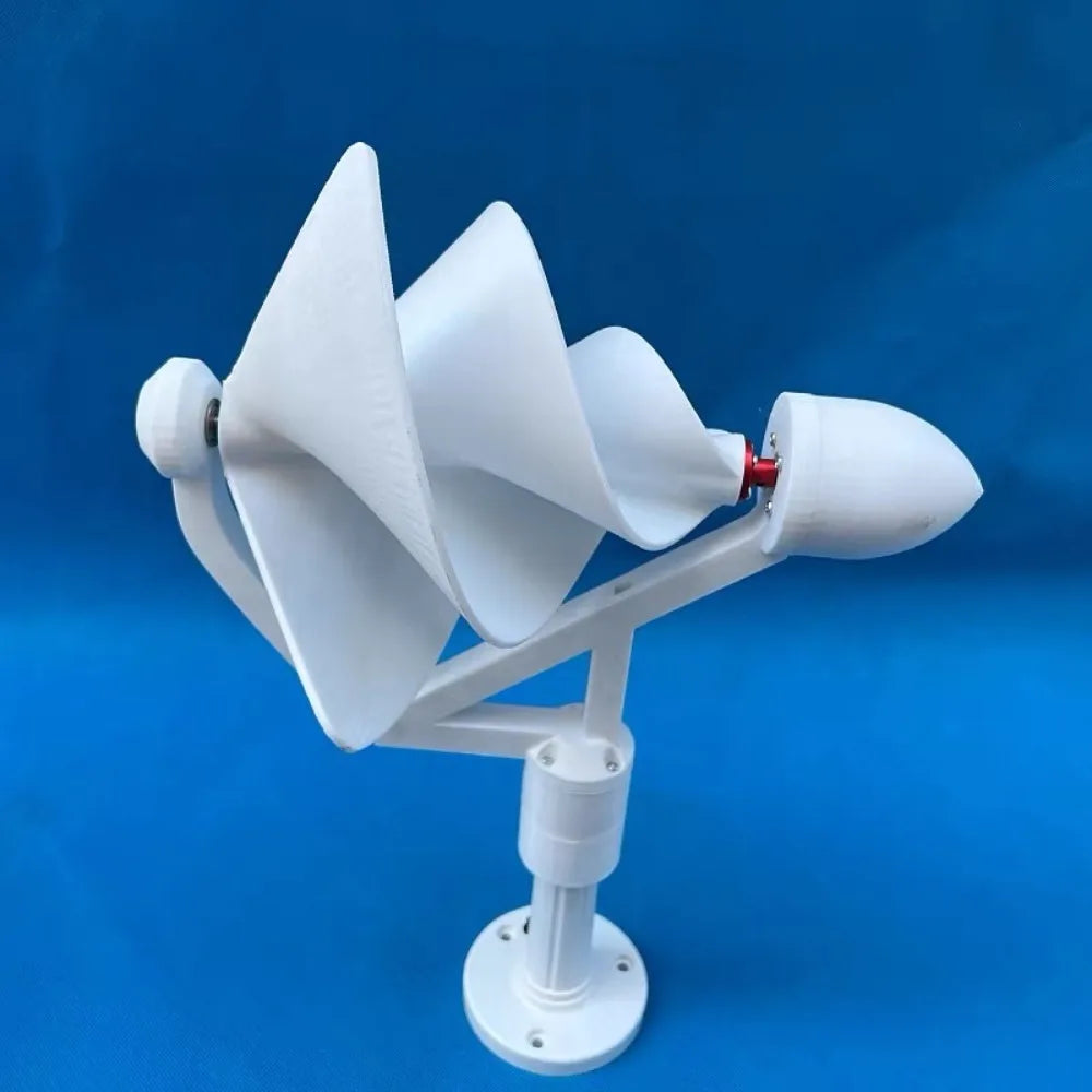 Micro Wind Turbine Generator 50W, 12V DC Output, Low Start Wind Speed (1.5m/s), Efficient Three-Phase PM Brushless Generator