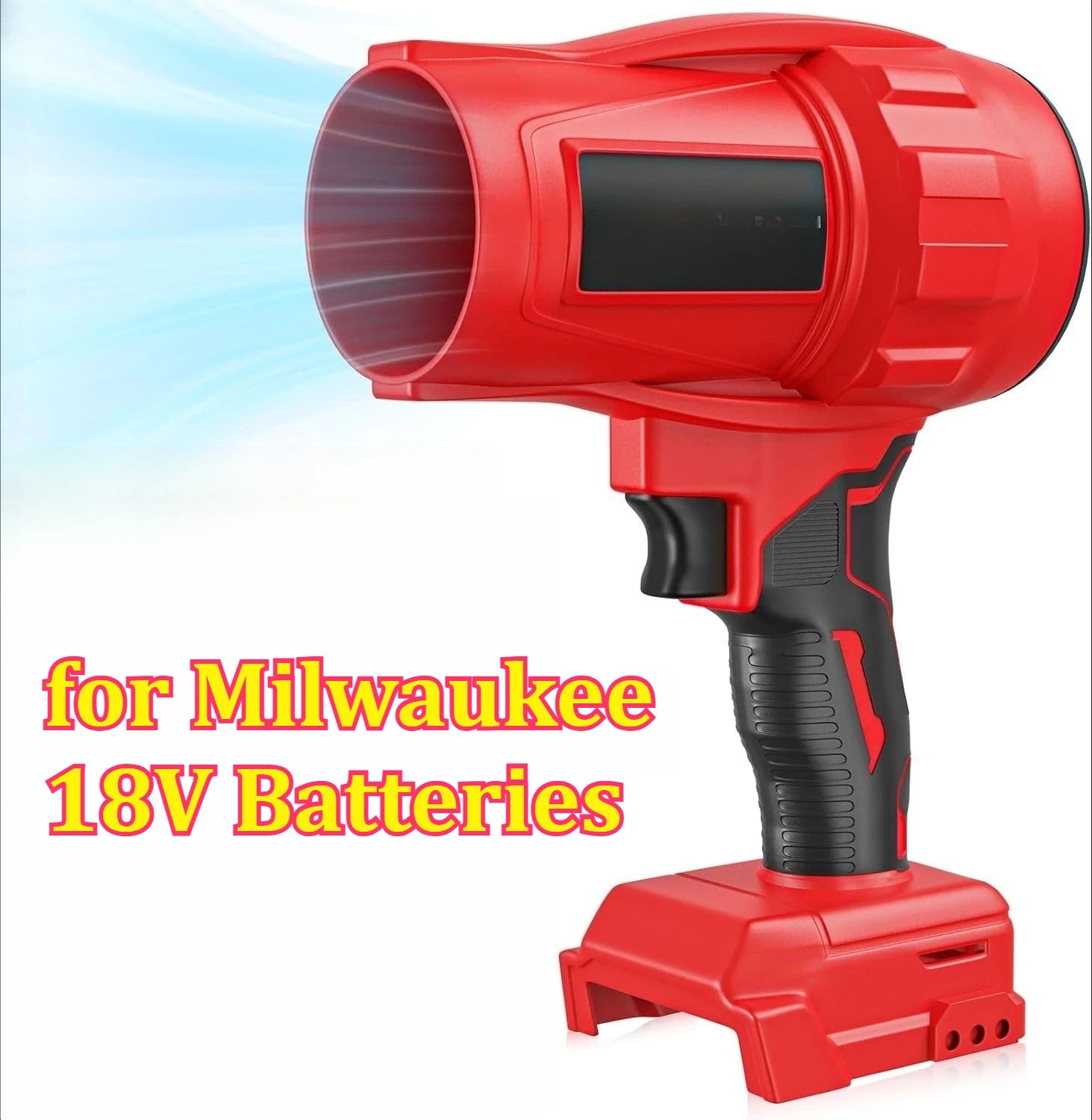 Cordless Leaf Blower Compatible for Milwaukee 18V Batteries(No Battery) Dust Computer Collector Handheld Power Tools for Lawn