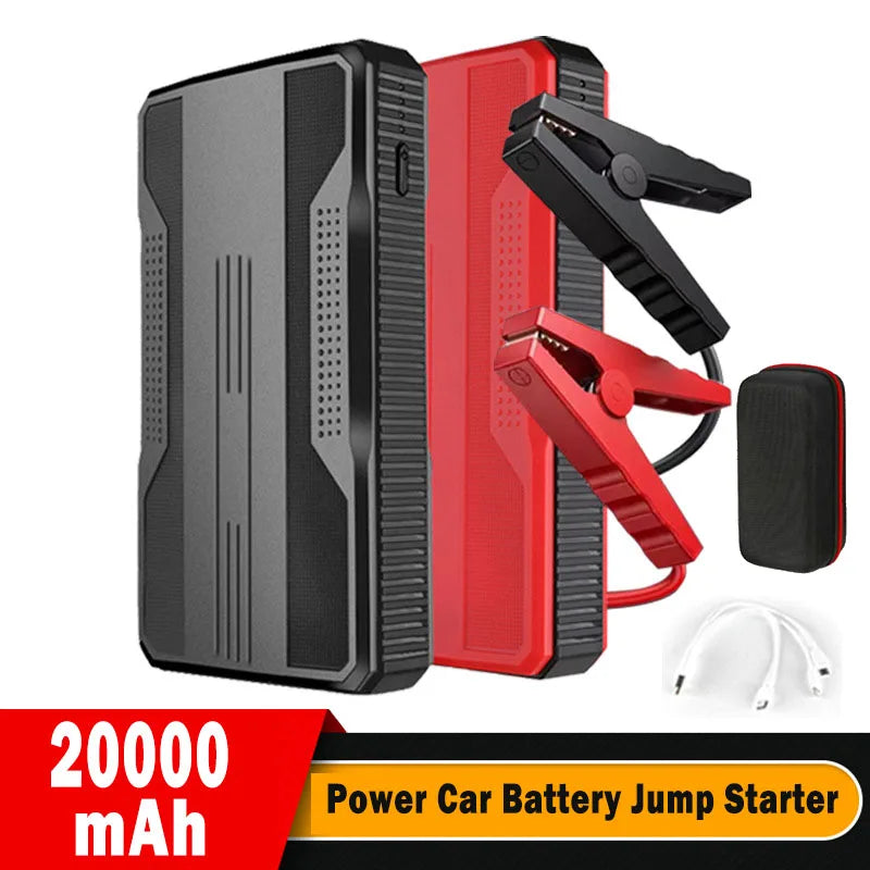 20000mAh Power Car Battery Jump Starter 12V Portable Car Battery Booster Charger Booster Power Bank Starting Device USB Port