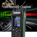 Walkie Talkie Baofeng UV-32 Air Band 10W GPS Amateur FM Two Way Radio with 2.0" HD Screen and 2200mah USB-C Charging Battery