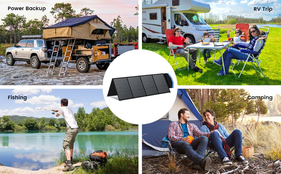 Ctolity generador de energía portatil XP1000 1800W Portable Power Station, 200W Solar Panel Opitional, Foldable Solar Generator