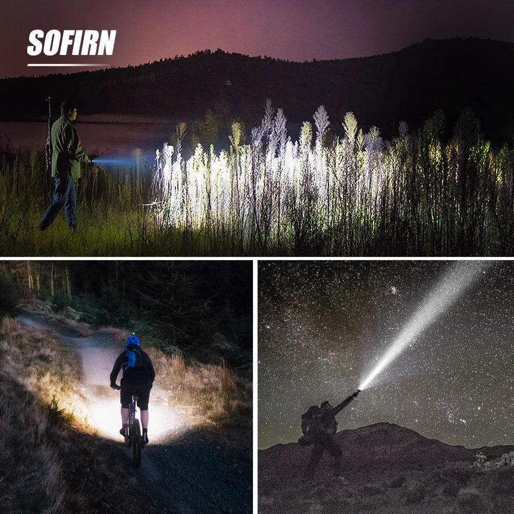 Sofirn SP31 V2.0 Led Torch Light 1200lm 18650 XPL-HI 5300-5700K LED Flashlight Tactical Lamp High Power Flashlight  Lanterna