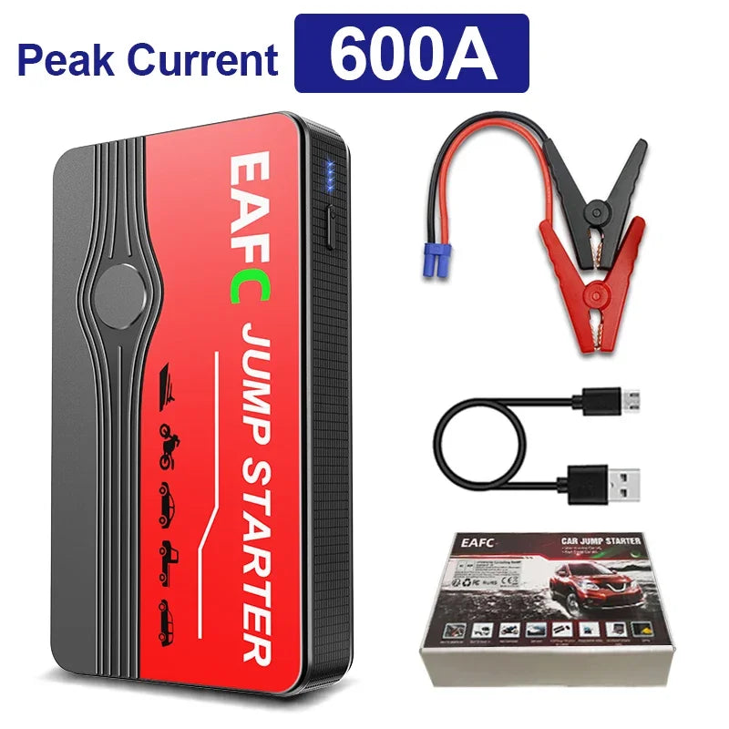2000A Car Jump Starter Power Bank 12V Output Portable Emergency Start-up Charger 1200A for Cars Booster Battery Starting Device