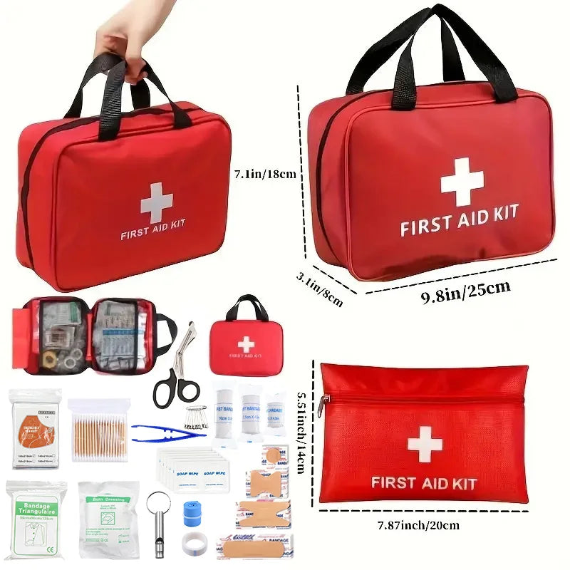 First Aid Kit，First Aid Supplies for Emergencies and Survival Situations | Ideal for Cars, Trucks