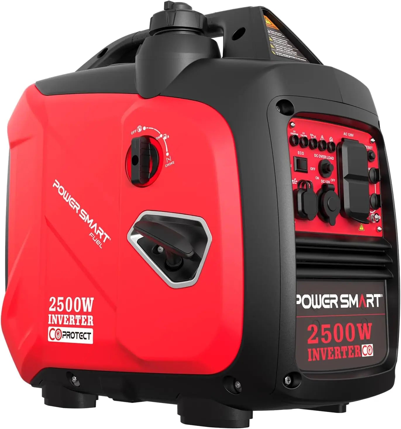 2500-Watt GasPoweredPortableInverter Generator, SuperQuietforCamping, Tailgating, Home Emergency
