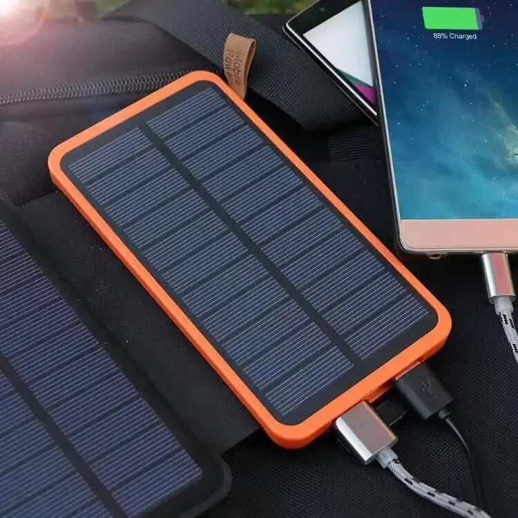 Xiaomi 200000mAH Solar Power Bank Folding Solar Panels 5V 2A USB Output Portable Outdoor Camping Sun Power For IPhone Android