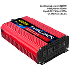Pure sine wave inverter American socket 3500 w / 4500 w / 5000 w / 6000 w / 7000 w / 8000 w household portable digital display i