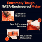 Emergency Waterproof Raincoat Aluminum Film Disposable Poncho Warm Thermal Rainwear Blankets Survival Tools Camping Equipment