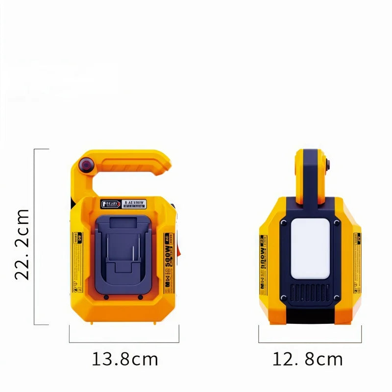 Pure Sine Wave Inverter DC To AC 220V Voltage Converter 500W Power Solar Car Inverters For Dewalt/Milwaukee/Makita 18V battery