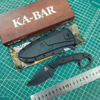 KA-BAR 2491 straight knife wilderness survival emergency rescue tool, easy to carry, diving,  hunting knife, tactical equipment