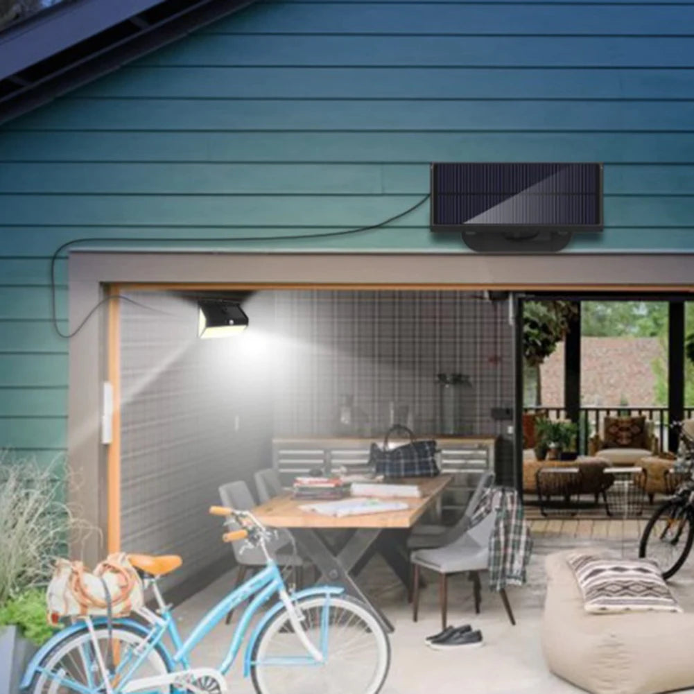 LED Solar Split Wall Lamp 3 Mode Waterproof Motion Sensor Lamp Security Outdoor Street Lighting Solar Lamp for Garden Wall Light