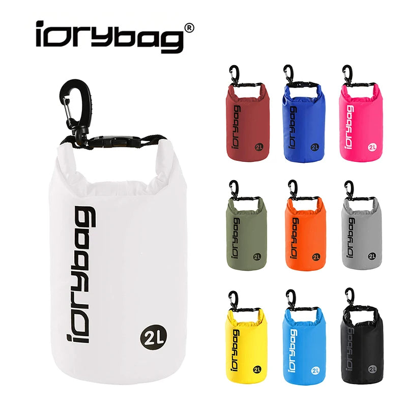 Idrybag Dry Bag Waterproof Bag for Women Men 2/5/10/15/20L Swimming Rafting Kayaking River Trekking Waterproof Dry Bag Backpack