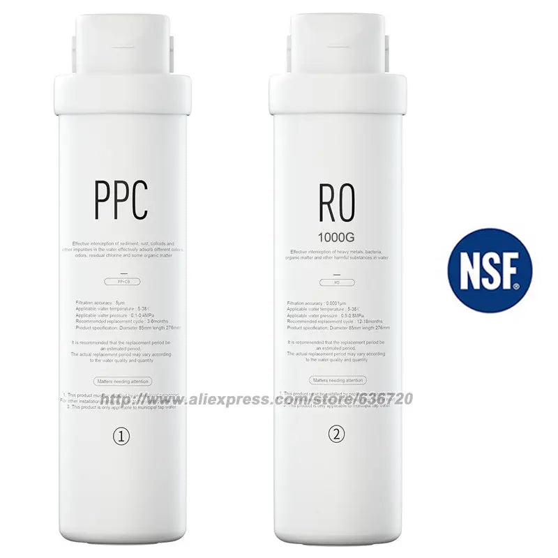 RO Reverse Osmosis Water Filtration System - 1000 GPD Fast Flow, Tankless, Reduces TDS, Compact, Household and Commercial Usage