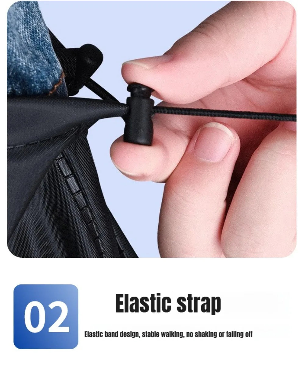 1Pair High Top Waterproof Shoe Covers Black Anti-Slip Reusable for Motorcycle Cycling Bike Men Women Overshoes PVC Protectors