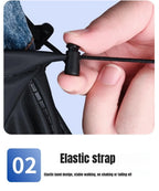 1Pair High Top Waterproof Shoe Covers Black Anti-Slip Reusable for Motorcycle Cycling Bike Men Women Overshoes PVC Protectors