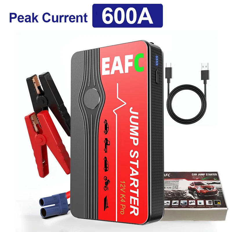 Car Jump Starter 2000A Power Bank Portable Car Battery Charger for 12V Auto Starting Device Petrol Diesel Emergency Booster