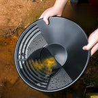 15 Inch Plastic Gold Pan Professional Prospecting Equipment for Mining River Gold Panning Wash Basin Tool Kit