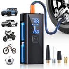 Car Air Compressor Super Fast Electric Tyre Inflator Pump With LED Lamp For Motorcycle Bicycle Tire Portable Inflatable Pump