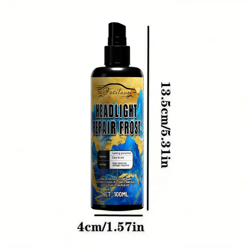 Car headlight repair liquid, antioxidant/polishing agent, remove scratches, brighten the headlights, nourish the headlights