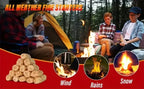 30/100pcs natural fire starter, wax wood stick, suitable for fireplace, barbecue stove, chimney oven, charcoal ignition