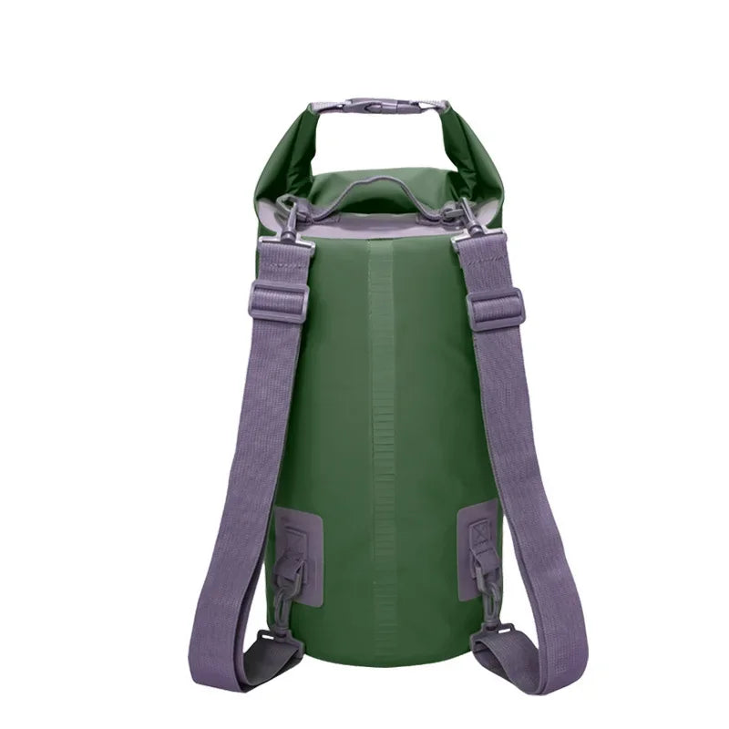 5/10/15/20/30L Waterproof Dry Bags PVC Folating Backpack For Kayaking Boating Swimming Rafting Beach Outdoor Sports Bag