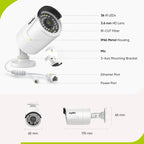 SANNCE 5MP POE Video Surveillance System Set 8CH 8MP NVR System CCTV Security Outdoor 5MP IP Cameras Surveillance Kit