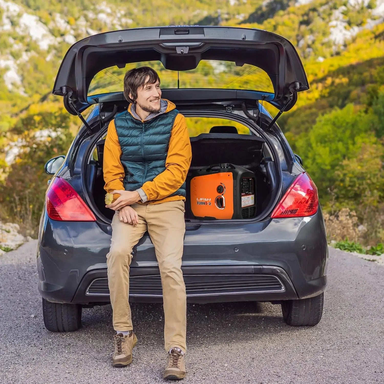 2300W  Inverter Generator - Portable, Quiet & Fuel-Efficient Power Solution for Home, Camping, RV & Emergency Use