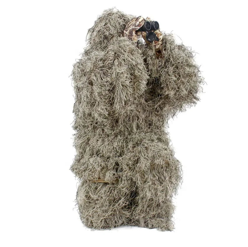 Hide Photograph Camo Jungle Camouflage Ghillie Suit light weight popular caza camouflage desert ghillie suit for Hunting