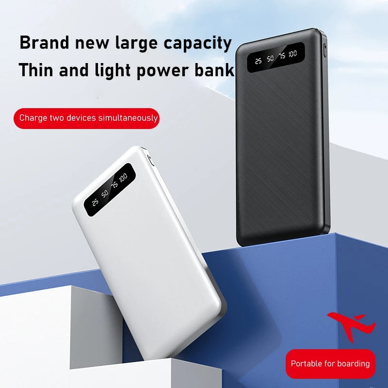 OnePlus 200000mAh Power Bank120W Fast Charge Large Capacity  External Battery With LED Digital Display For IPhone Xiaomi Samsung