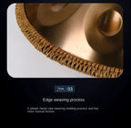 Handpan Drum in D Minor Kurd 9 10 12 Notes 440Hz 22 Inches Steel Hand Drum with Edge Woven Rattan for Professional Performance