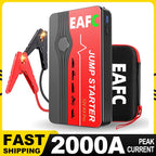Car Jump Starter 2000A Power Bank Portable Car Battery Charger for 12V Auto Starting Device Petrol Diesel Emergency Booster