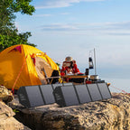 SinKeu Foldable Solar Panel 100W/60W/40W Portable Waterproof Solar Charger with USB DC Output for Power Station Solar Generator