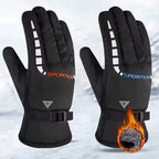 Winter Cycling Gloves Waterproof Antislip Outdoor Sports Ski Cycling Motocycle Warm Gloves Unisex Moto Equipments Accessories