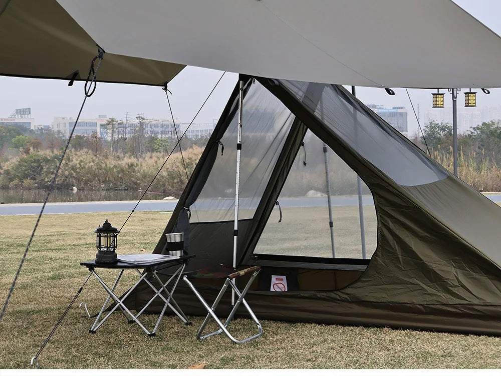 Airy Mesh Tent 1 Person Ultralight Tent Quick Setup Backpacking Shelter Breathable Mosquito Proof for Camping and Trekking