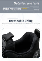 Breathable lace-free soft sole comfortable anti-smash anti-puncture labour insurance shoes