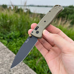 BM Bugout 535 EDC Knife Ranger Green Grivory Handle knife CPM-S30V Stainless Steel folding knife hiking tactical pocket knife