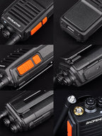 2PCS Baofeng 888SPLUS UHF 400-470MHz Portable Handheld Two-Way Radio Set 16 Channels 3-5km Ran Communication Cars Motorcycles