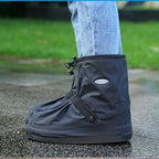 S-XXL Waterproof Rain Shoes Cover Reusable Water Boots Anti-Slip Cycling Hiking Overshoes Rain Snow Wet Sand Shoes Protectors