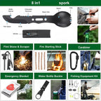 Outdoor Supplies Camping Emergency Equipment Camping Survival Tool Set Multifunctional SelfDefense Supplies First Aid Kits