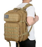 Outdoor Tactical Backpacks 45L Large Capacity Man 3 Days Molle Assault Bags For Outdoor Trekking Camping Backpack