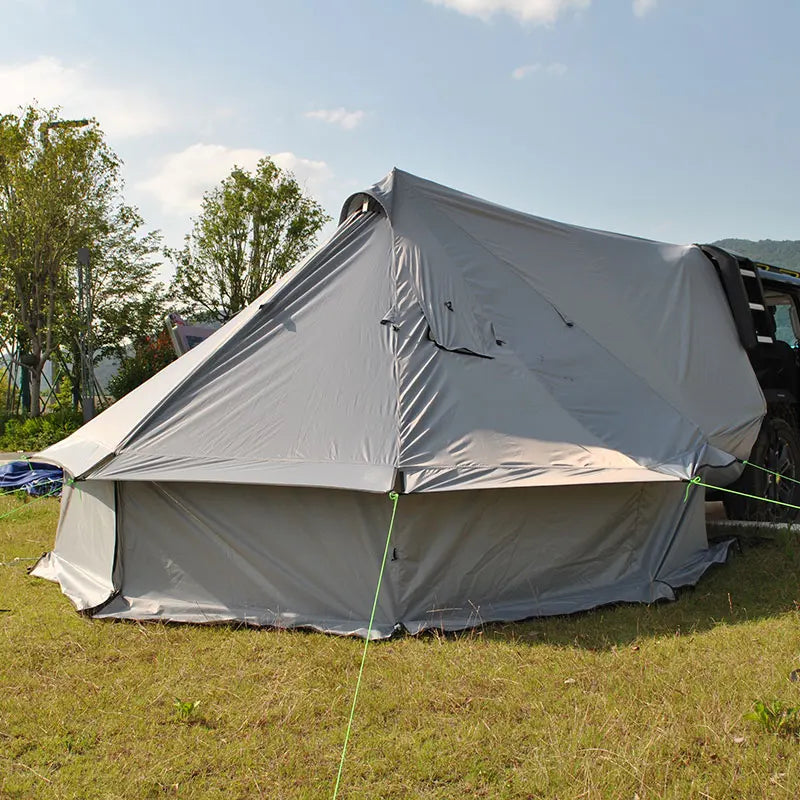 Car Rear Tent for 8 People – Ultra-Lightweight Car Rear Tent with Floor, Waterproof & Windproof, Family Camping Essential