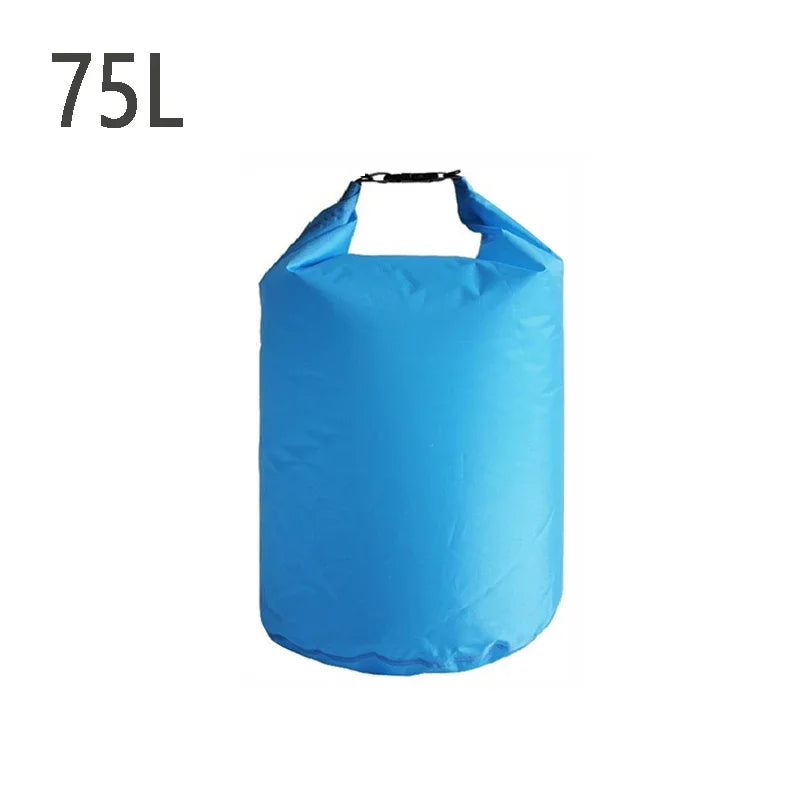 8L/25L/40L/70L/75L Waterproof Dry Bag Ultra Lightweight Airtight Bags Roll Top Drybags for Camping Kayaking Swimming Rafting