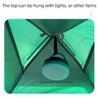 Outdoor camping tent, hand-built rain and sun protection hiking tent, double bed for couples and children, portable windproof