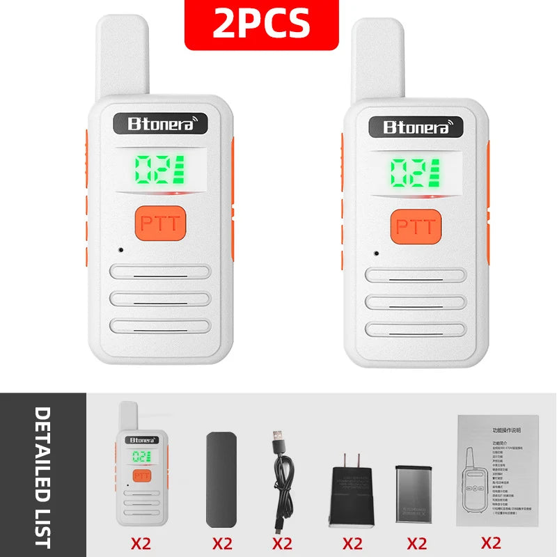 Btonera T1 Mini Walkie Talkie pmr 446 Profesional Walkie Talkies Largo Alcance mini Radio Wolkie Tokie Walkies de Largo Alcance