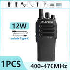 1/2PCS BaoFeng BF 1909 12W High Power Walkie Talkie Long Range UHF Two Way Radio Type C Charging Transmitter Upgrade UV 5R UV 82