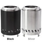 Smokeless Tabletop Fire Pit Stainless Steel Indoor Outdoor Table Top Firepit Portable Mini Stove for Outside Patio Camping