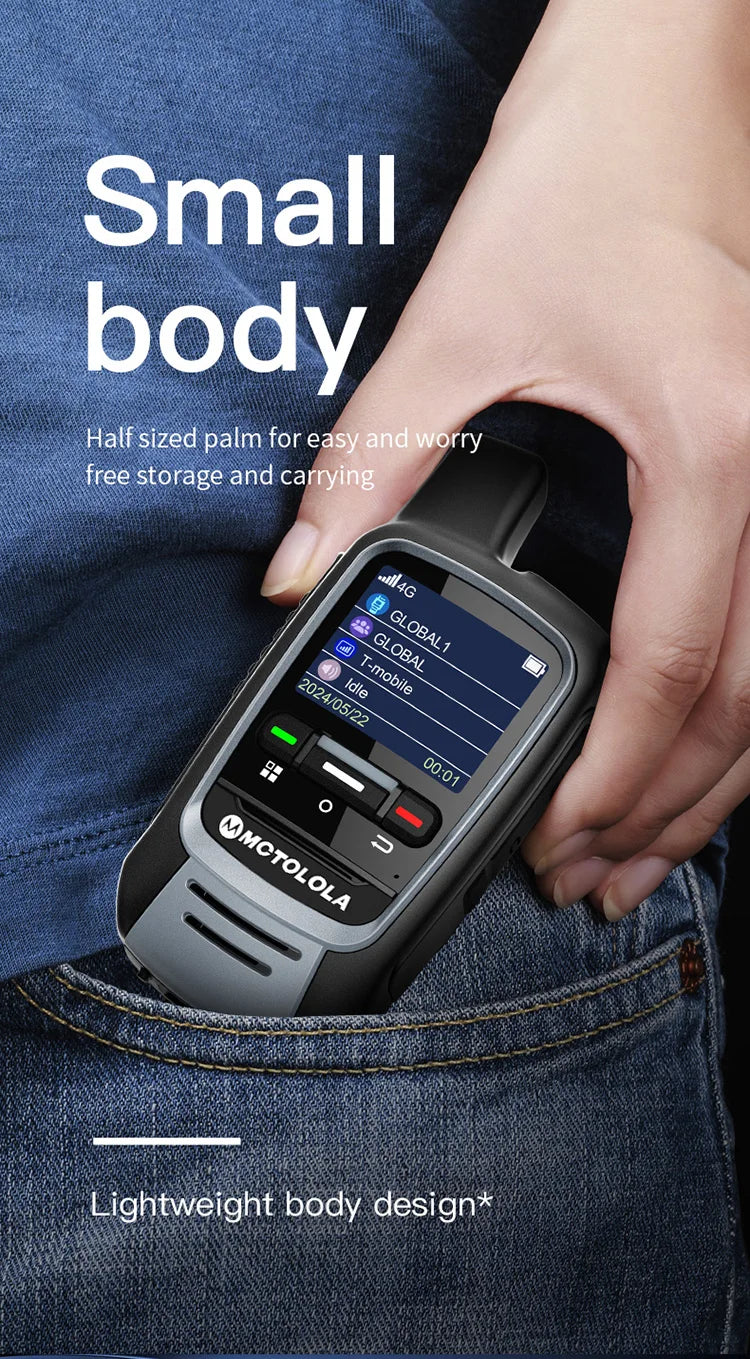 MOTOLOLA Global -4G/5G POC walkie talkie,Remote phone，global police civilian fleet Professional two-way radio (free)5000km