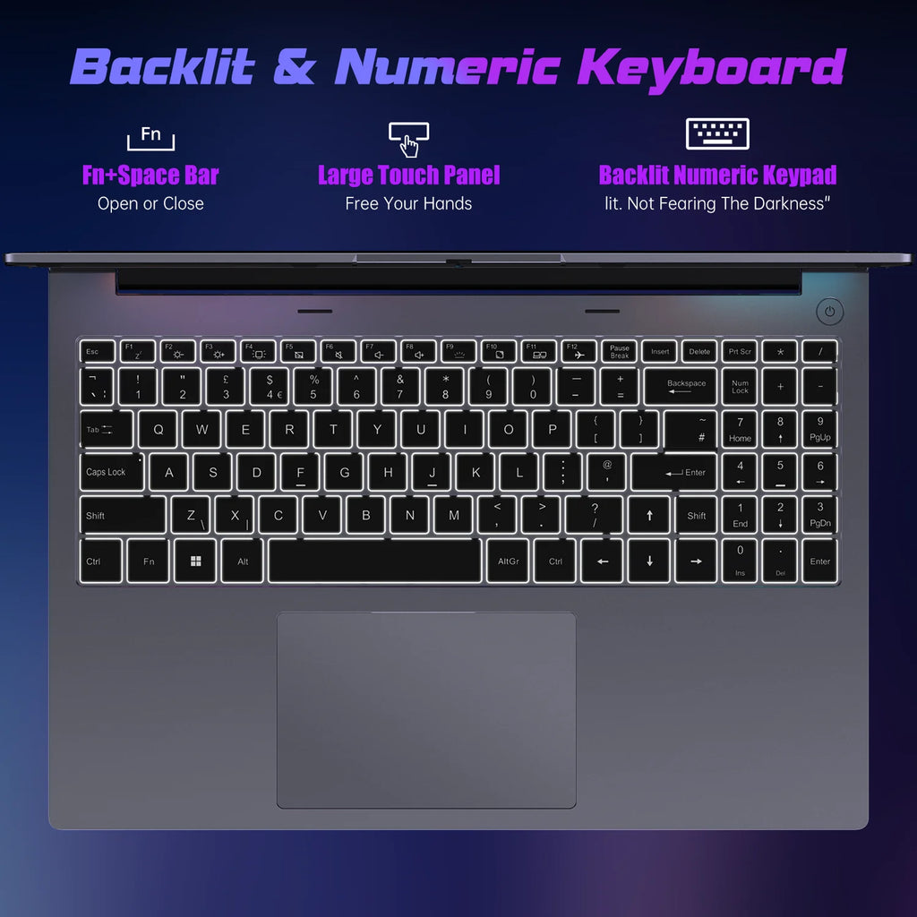 ACEMAGIC Laptop 16” FHD Gaming Laptop AMD Ryzen 7 6800H 16GB RAM 512GB SSD Windows 11 Pro Notebook Backlit KB Wifi6 BT5.2