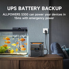 ALLPOWERS Battery Backup 300W / 200W Portable Power Station 110V / 230V Camping Generator with US / EU / UK / AU Socket