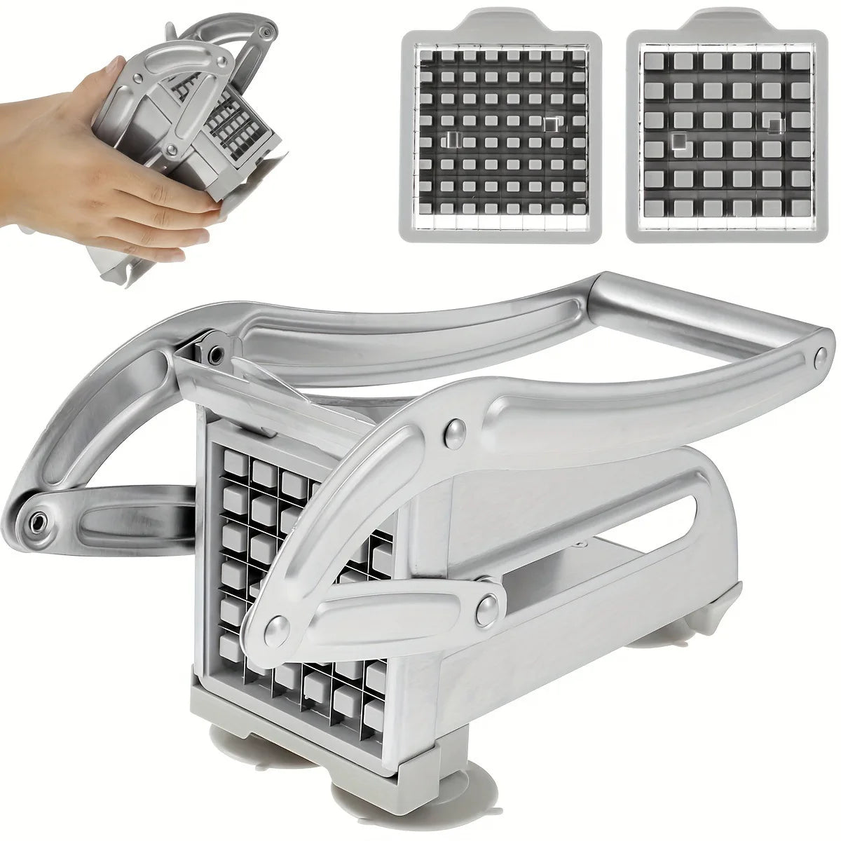 Potato Slicer with 36/46-Hole Blade Rapid Slicing Multi-Function Vegetable & Fruit Slicer (Suitable for Potatoes and Onions)